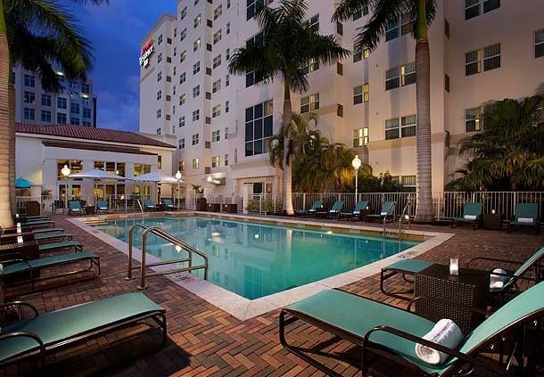 Map of Courtyard By Marriott Aventura Mall, Miami